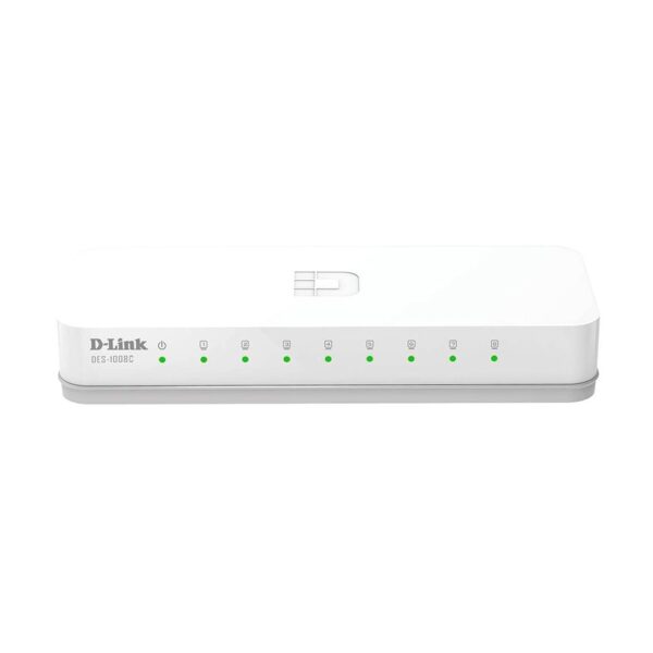 Switch D-LINK DES-1008C 8 Portas 10/1000 Desktop